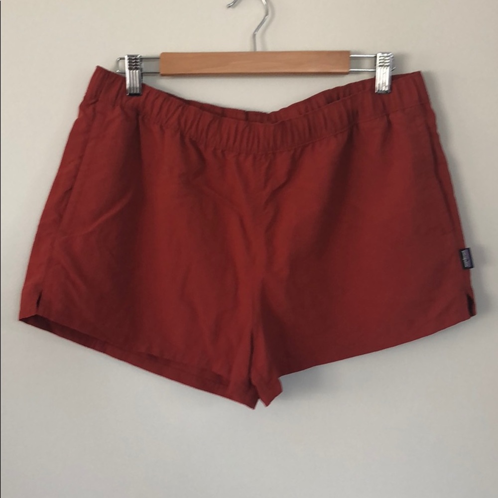 NWT Patagonia barely baggies rust orange L large